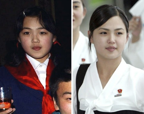 金正恩与李雪主夫妇罕见亲密照(组图)_精品贴