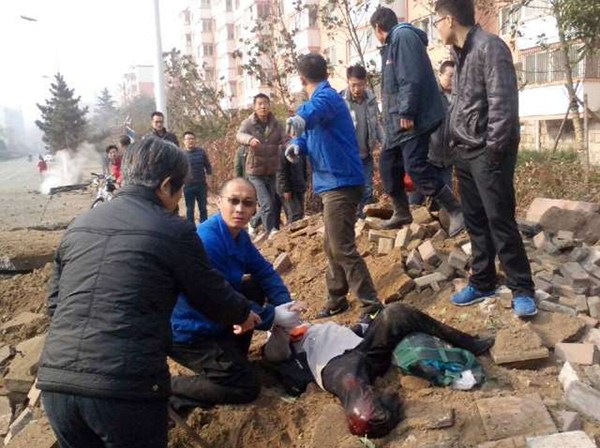 中石化员工青岛爆炸前合影曝光:事后仅一人生还(图)